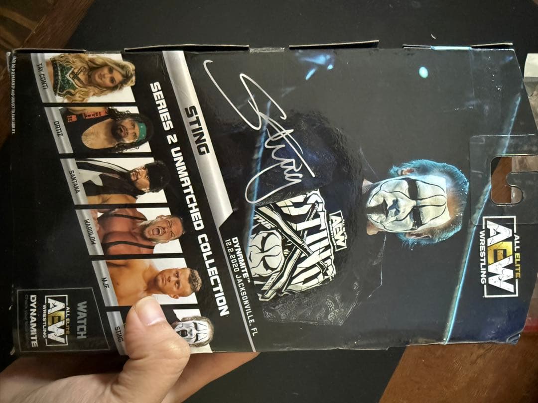 AEW STING フィギュア サイン入り