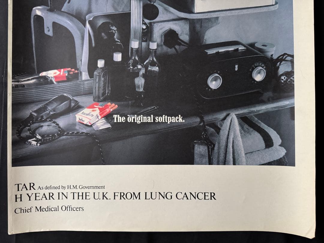 【当時物】1980s Marlboro大判両面印刷（50×70cm）