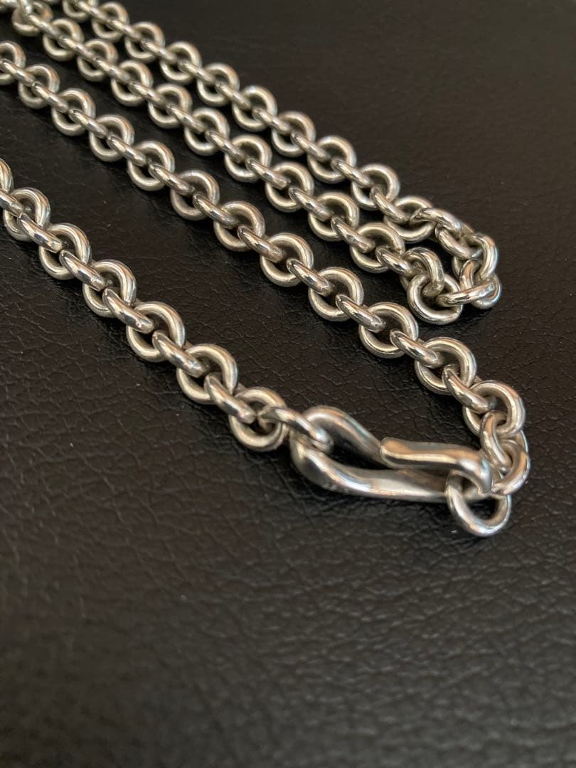 M's collection 50cm 太め チェーンネックレス シルバー925