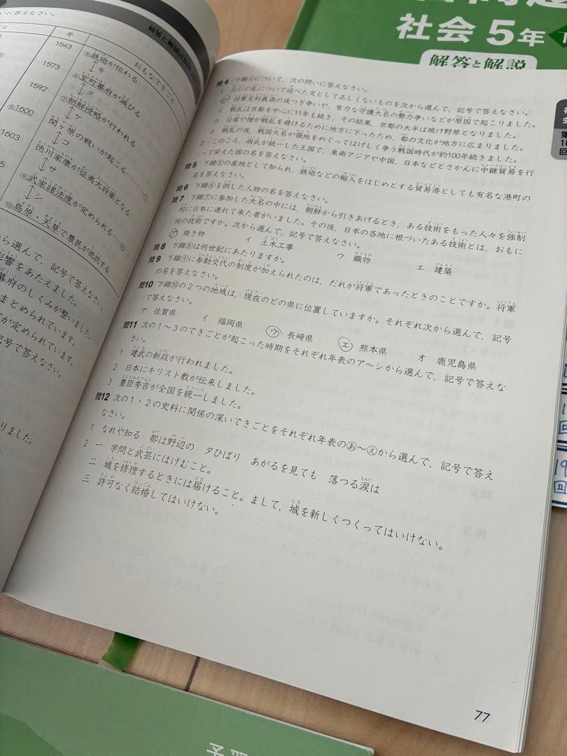 四谷大塚 5年生 予習シリーズ　4教科