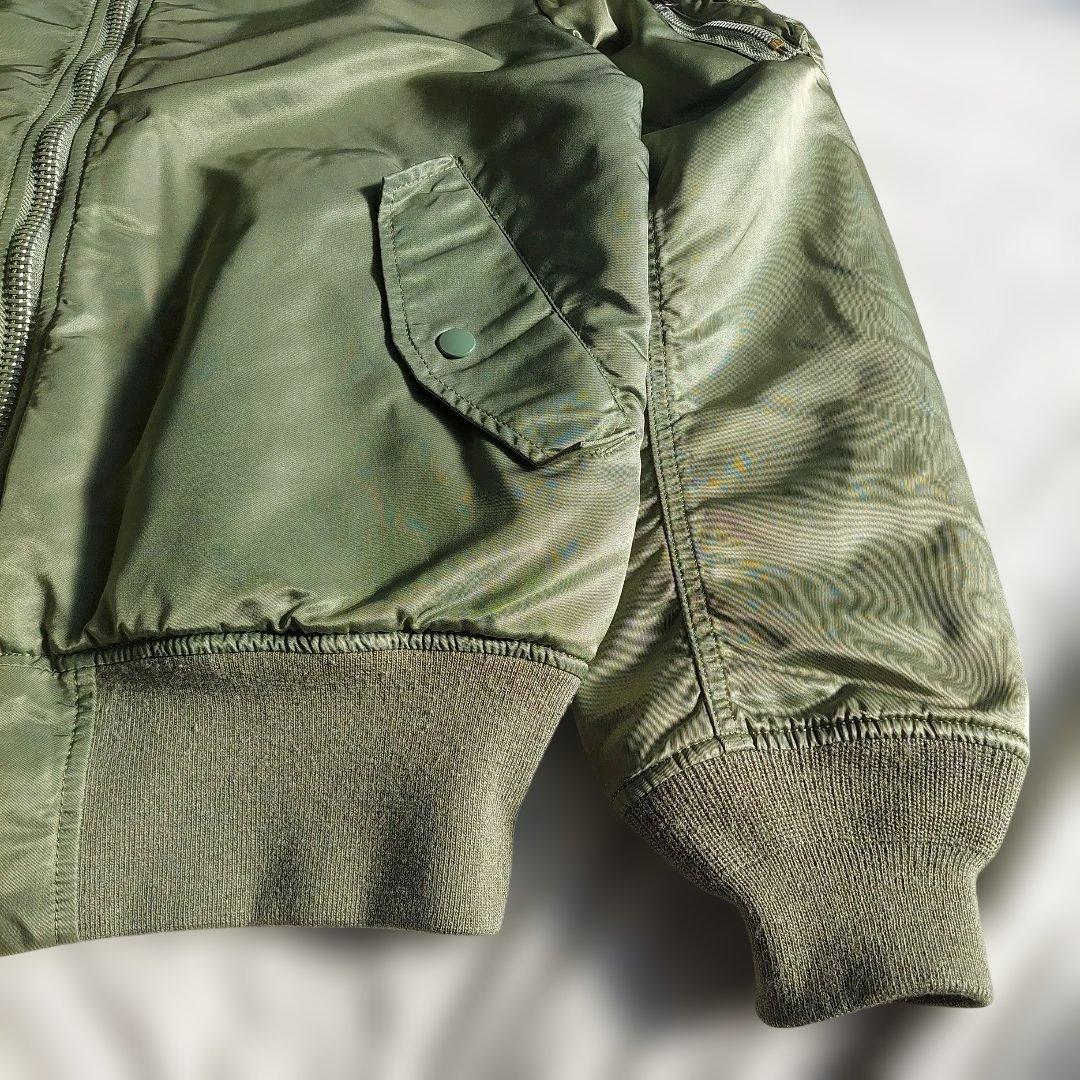 極美品 現行 ALPHA INDUSTRIES MA-1 フライトジャケット L