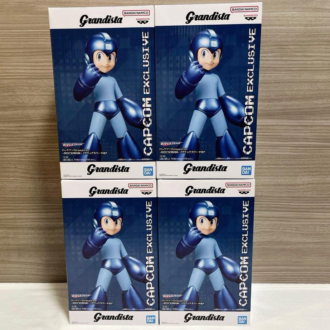 ロックマン Grandista メタリックカラー フィギュア 4個セット