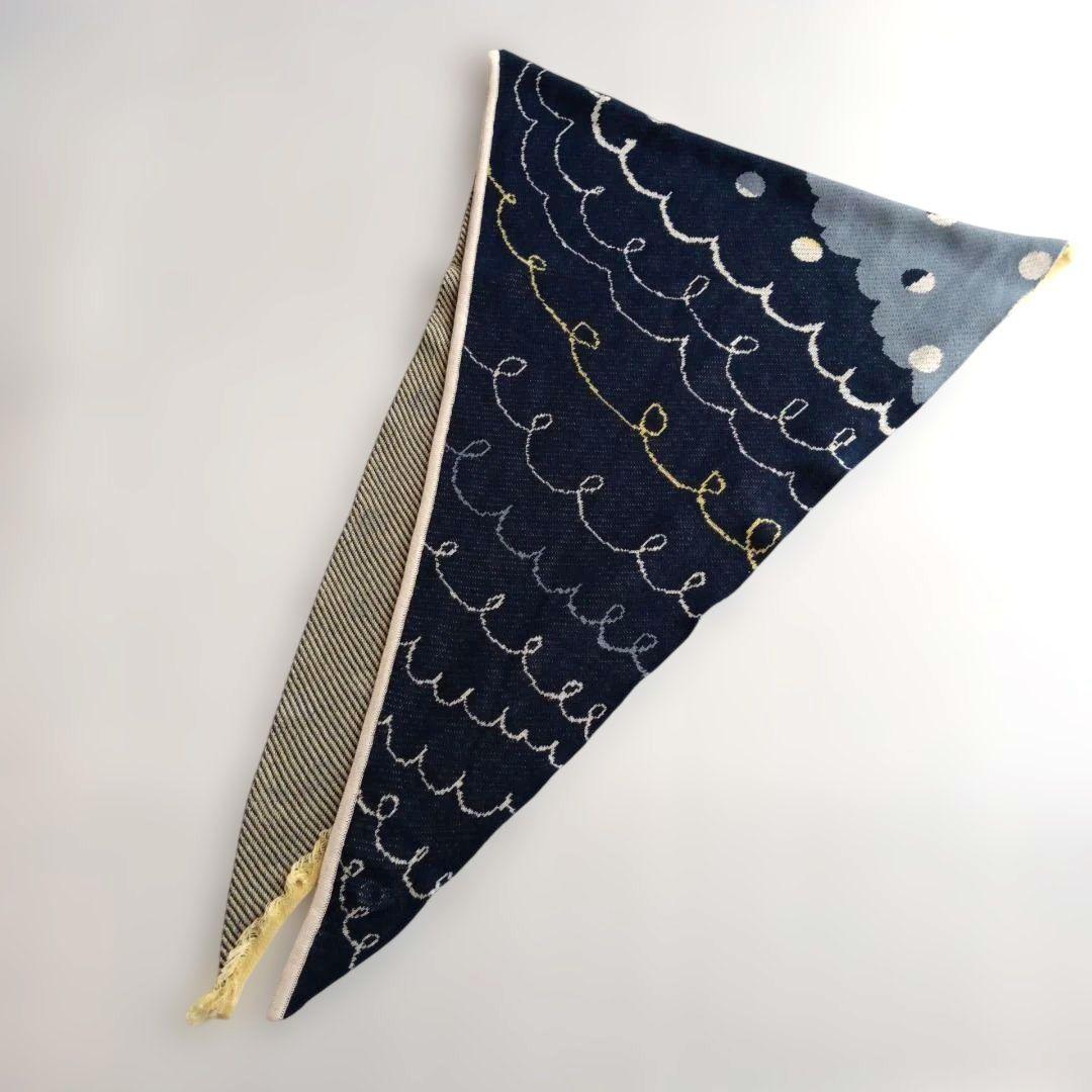 美品◆パラスパレス nume ヌメ　ストール　三角マフラー