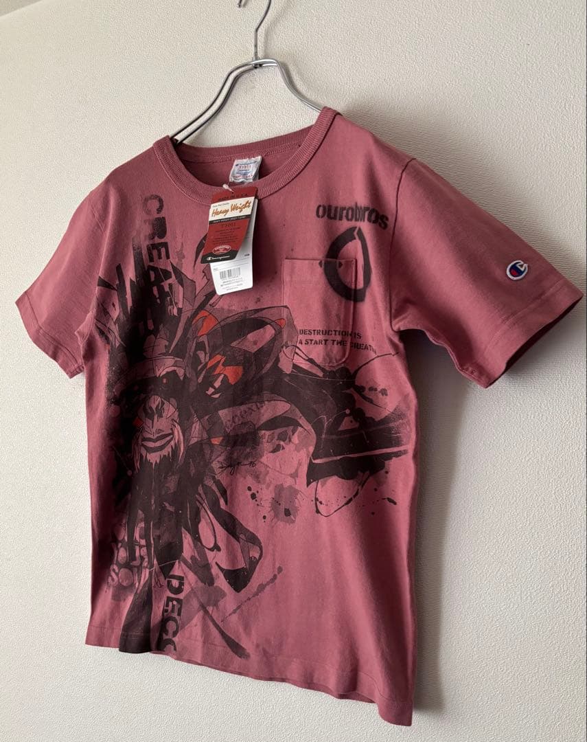 【限定100着】新品USA製チャンピオン×DRAGON76 Tシャツ