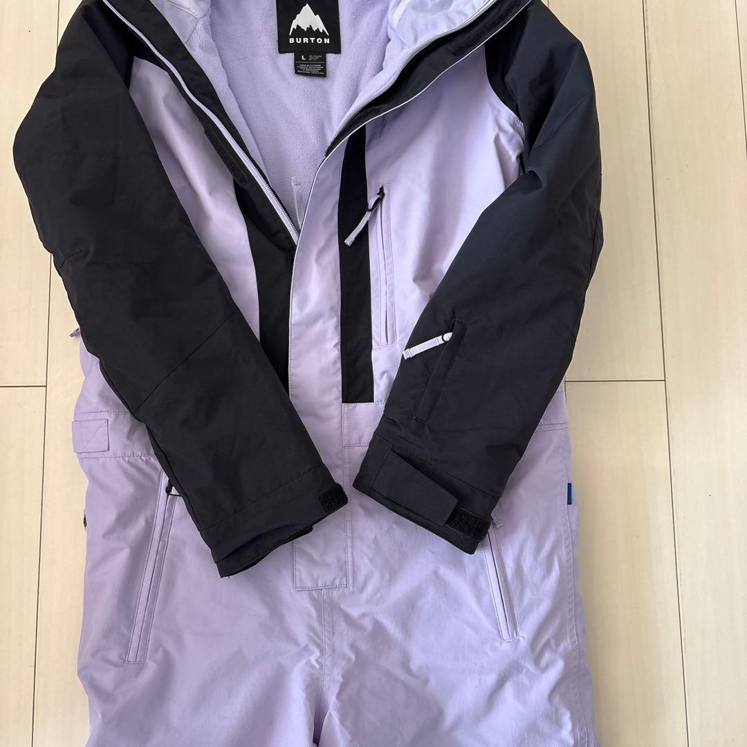 BURTON スキーウェア Lサイズ 紫/黒　キッズ