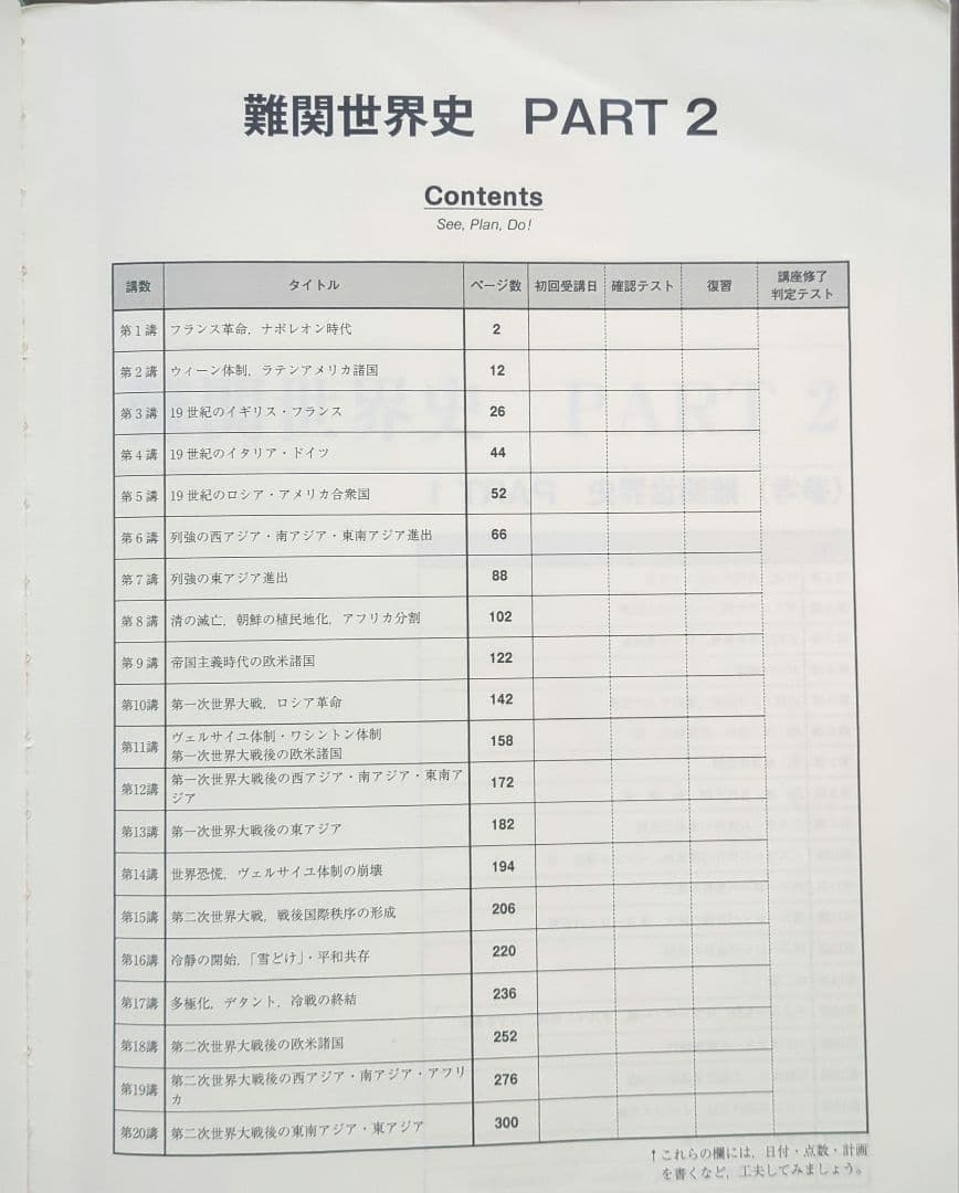 難関世界史 Part 1 & Part 2 東進ハイスクール