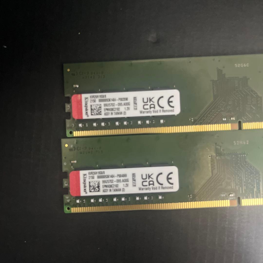 DDR4 8GB 2400MHz メモリー 2枚組