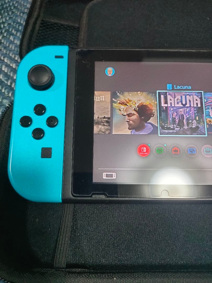 Nintendo Switch 本体 青/赤 ケース付き