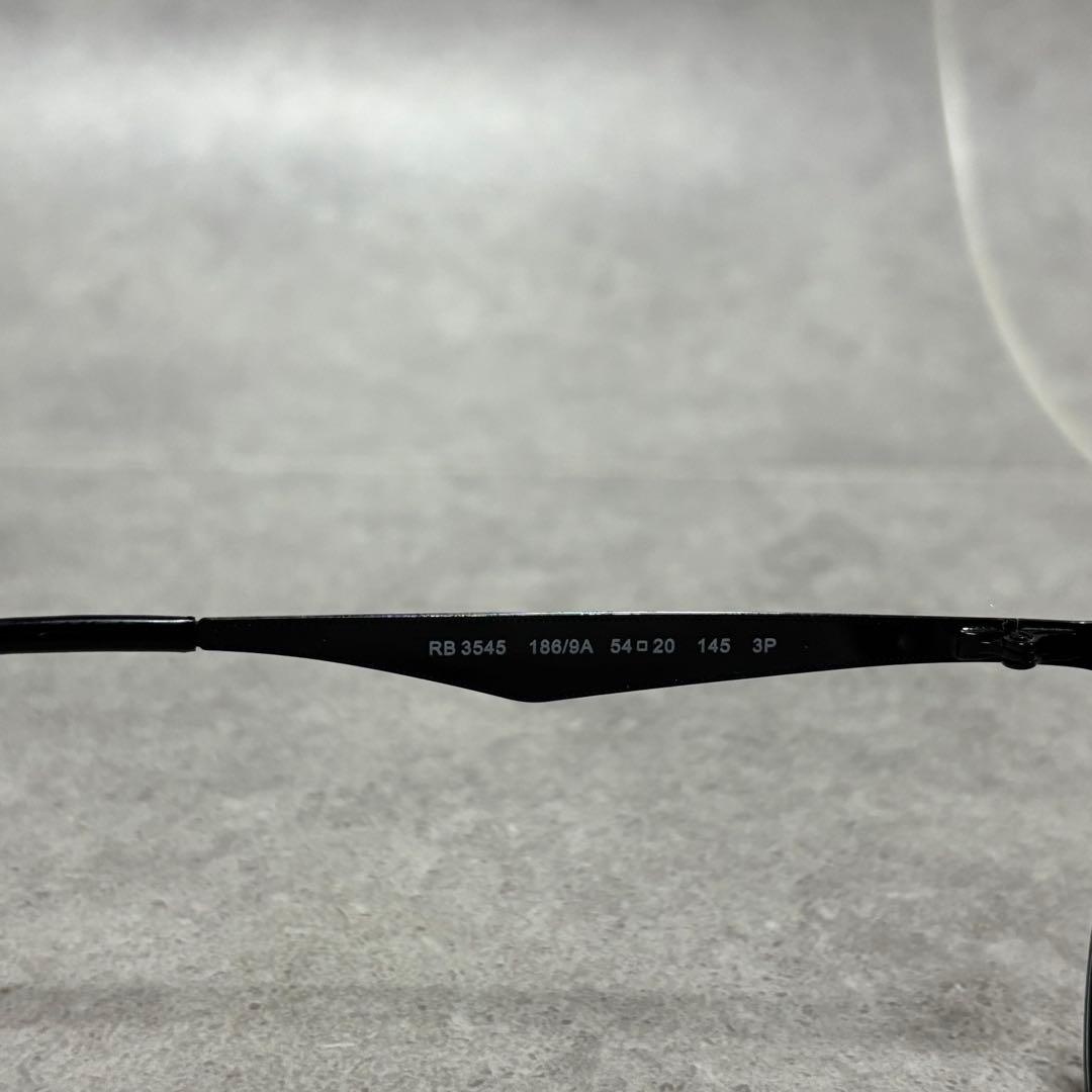 Ray-Ban RB3545 偏光サングラス 186/9A ラウンドメタル