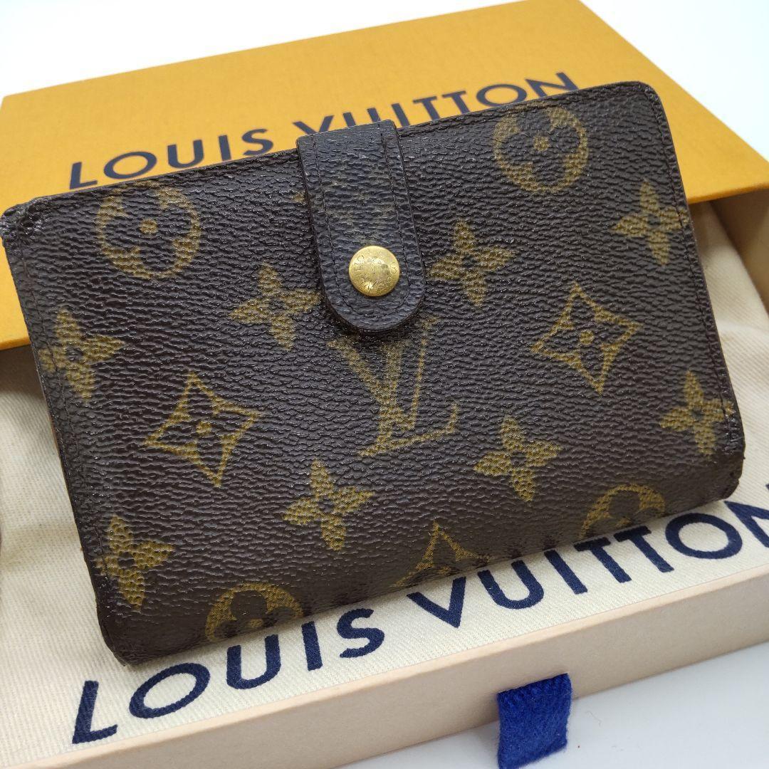 ルイヴィトン Louis Vuitton ヴィエノワ モノグラム がま口 財布