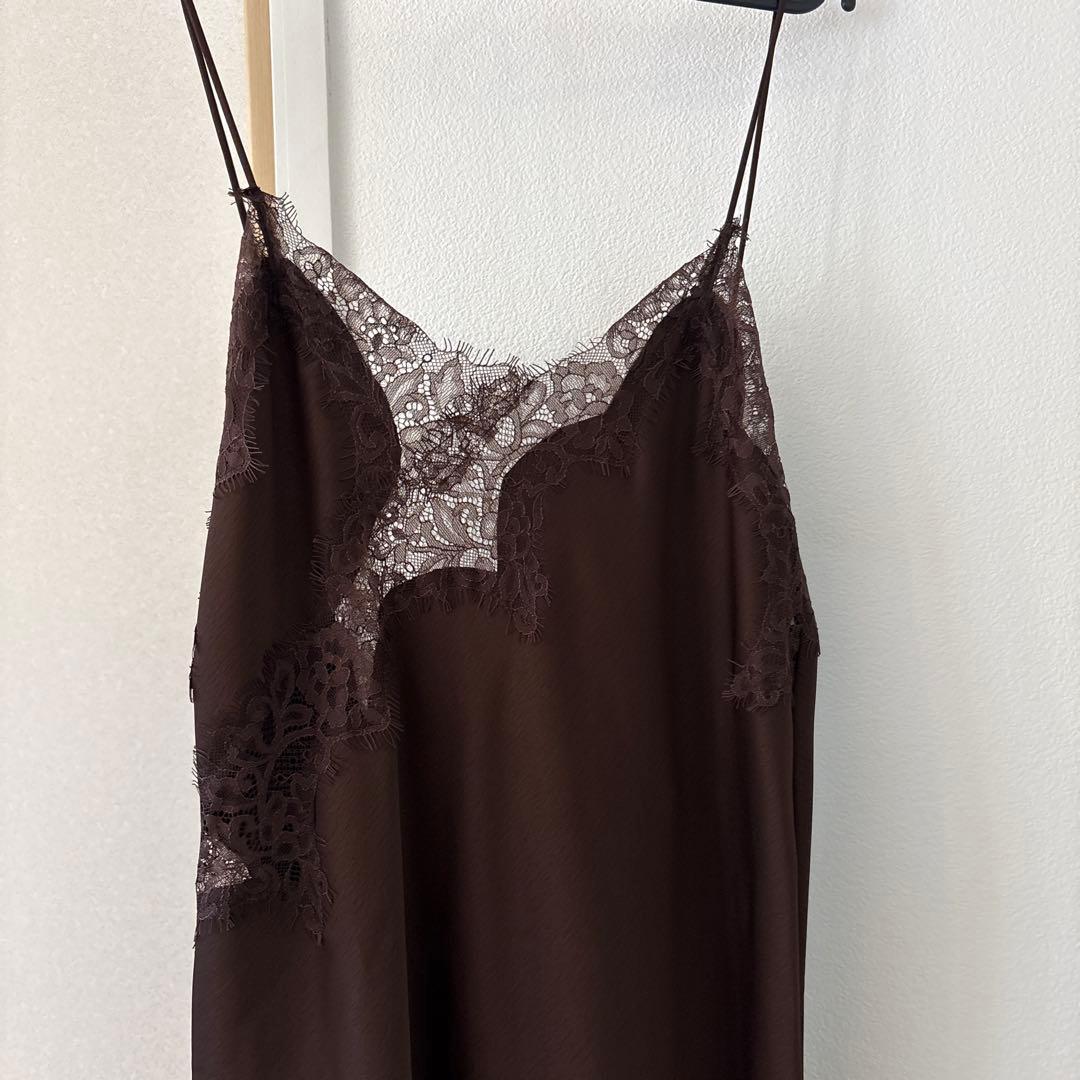 ZW COLLECTION アシンメトリーレースワンピース