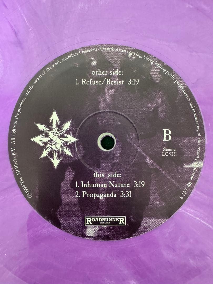 SEPULTULA レコード　color vinyl