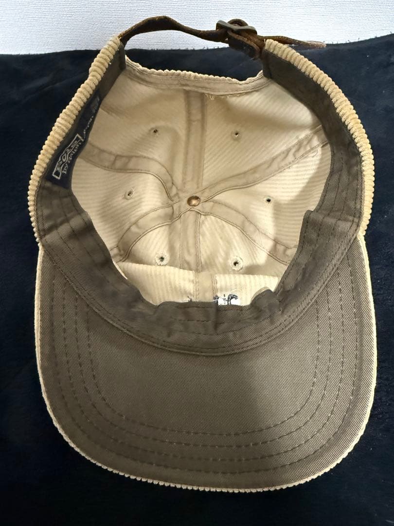 け*ん様 Ralph Lauren コーデュロイ キャップ 90s USA製 R