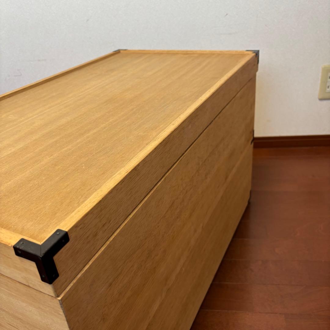 2段桐製　着物収納　衣装収納　ケース