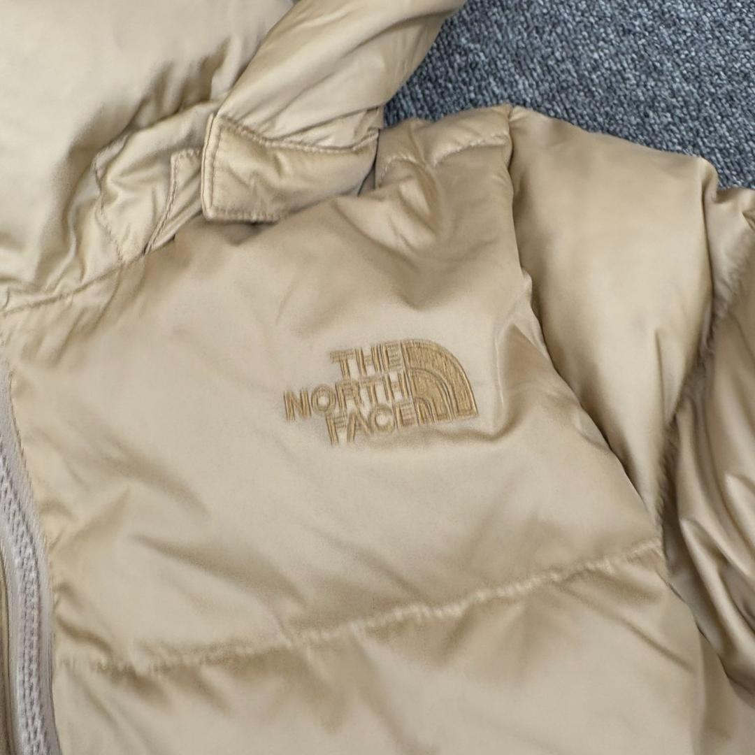 A4.THE NORTH FACE ロングダウンコート シャンパンゴールド M
