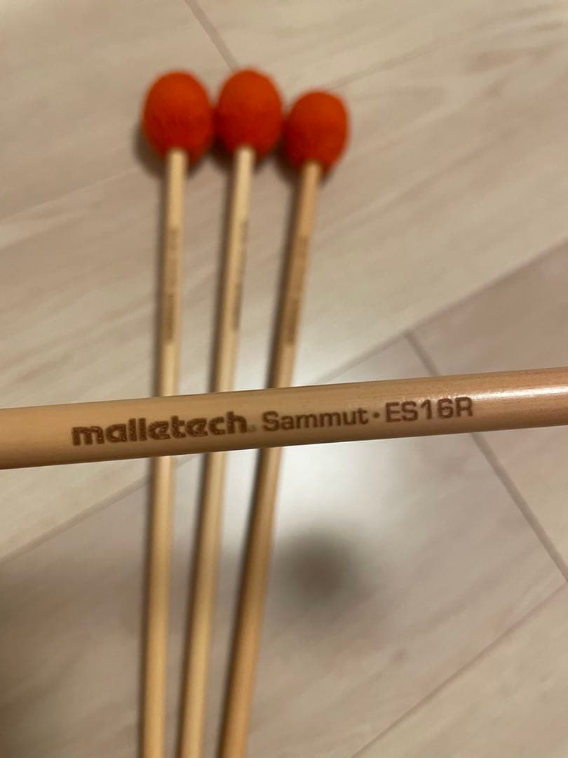 マリンバマレット2組（4本） malletech Sammut ES16R