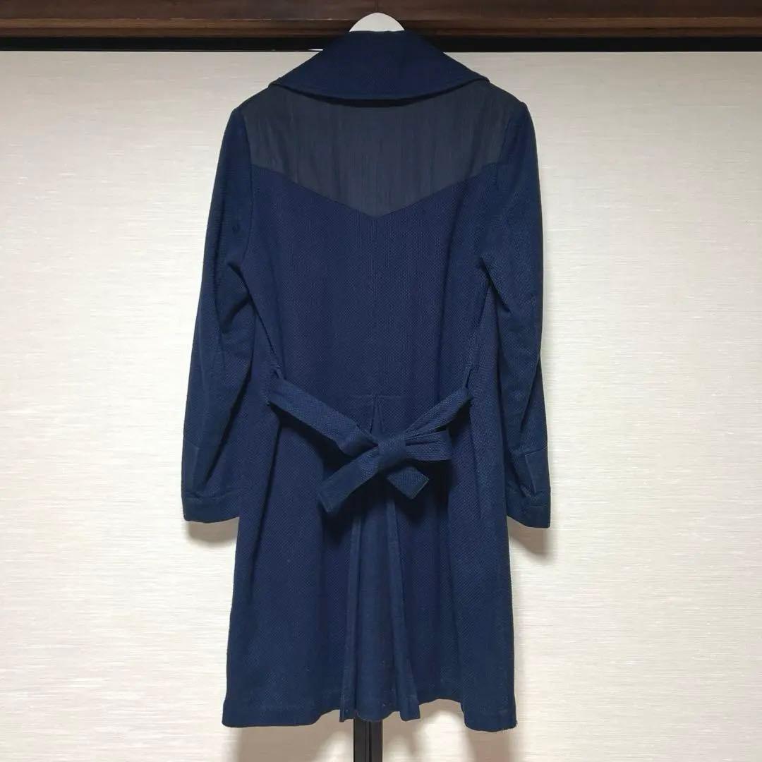 ブルーブルージャパンハリランポータークラッシック藍染トレンチ刺子美品サイズ1
