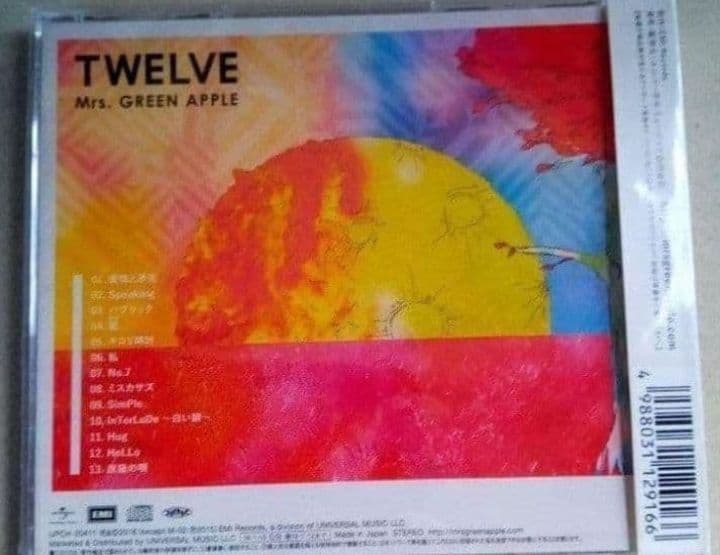 新品 CD Mrs. GREEN APPLE Twelve ENSEMBLE