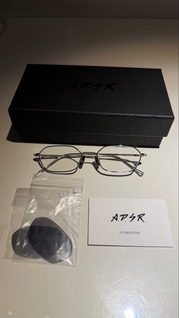 ADSR jason 03サングラス 眼鏡　シルバー