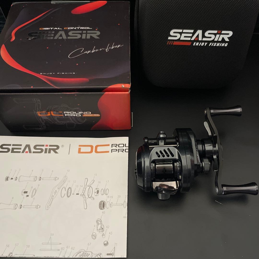 DC搭載 Seasar DC ROUND PRO ベイトフィネス　リール右巻