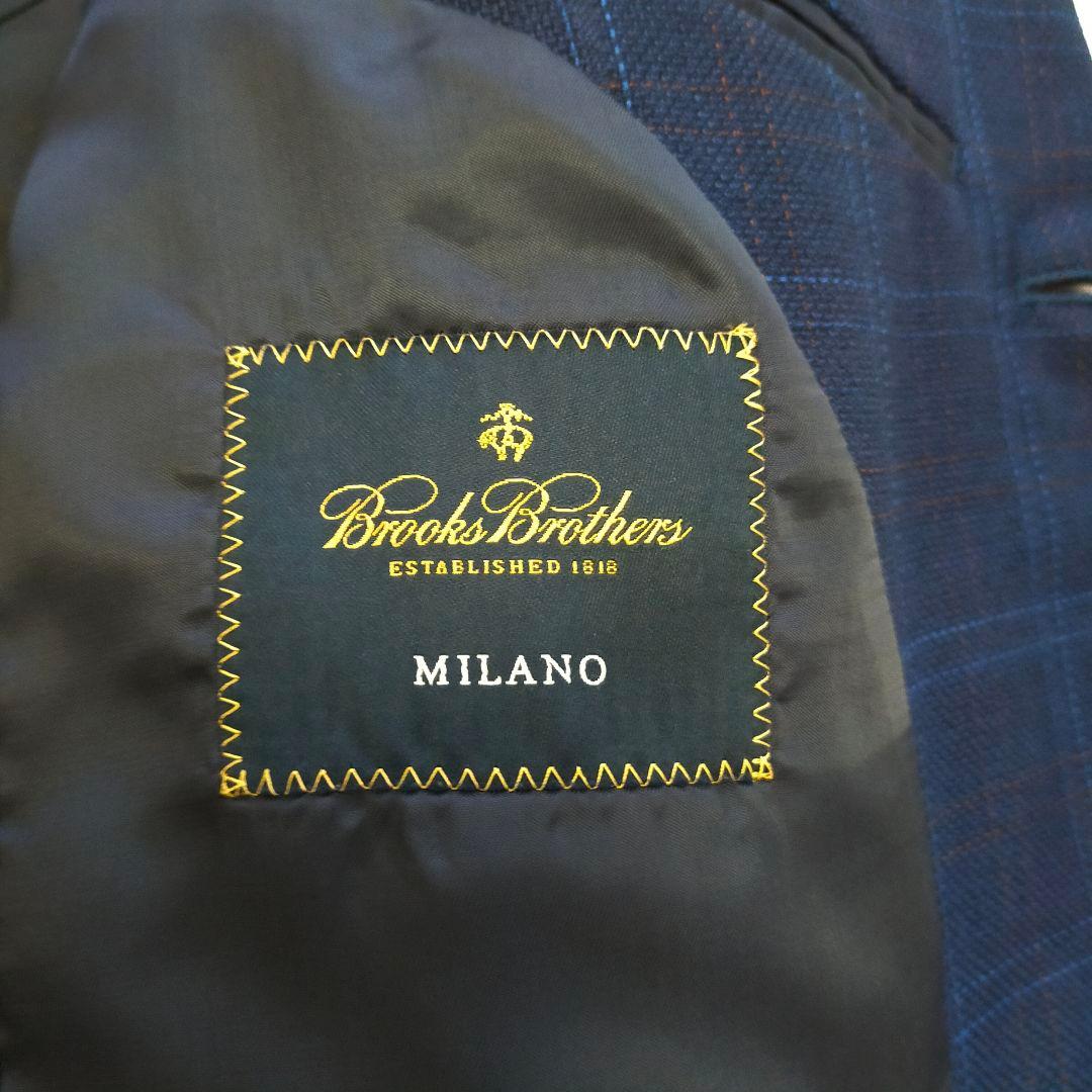美品　DRAGO生地　ブルックスブラザーズ　MILANO　テーラードジャケット