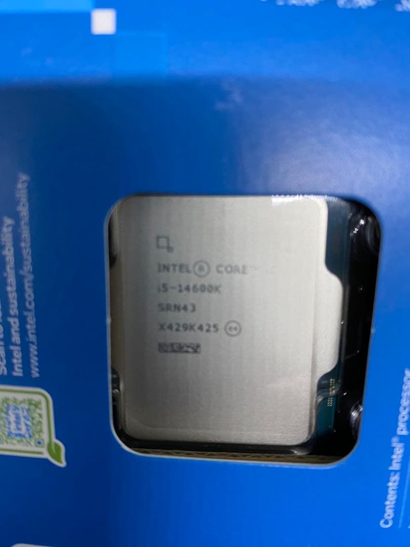 Intel Core i5-14600K 14th Gen CPU【新品】