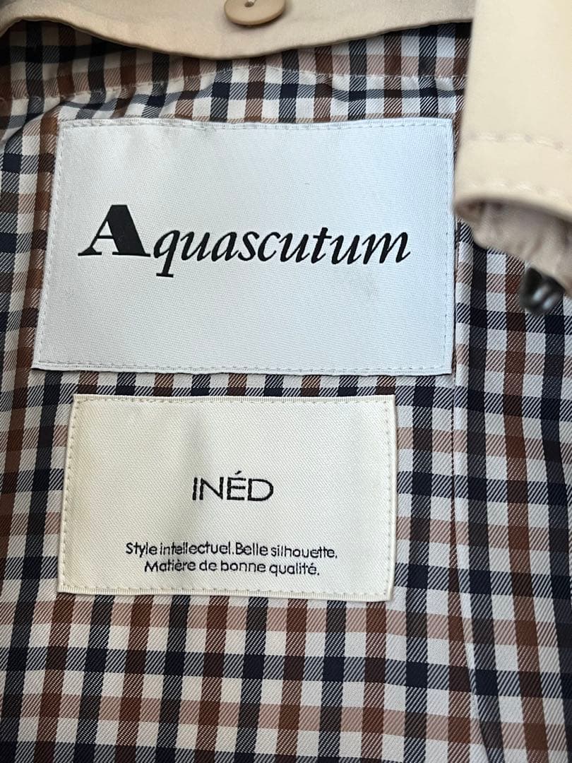 美品】Aquascutum × INED トレンチコートMサイズ