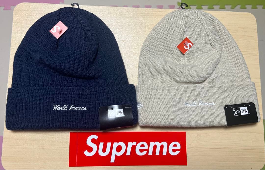 【Supreme】New Era Box Logo Beanie 2点セット
