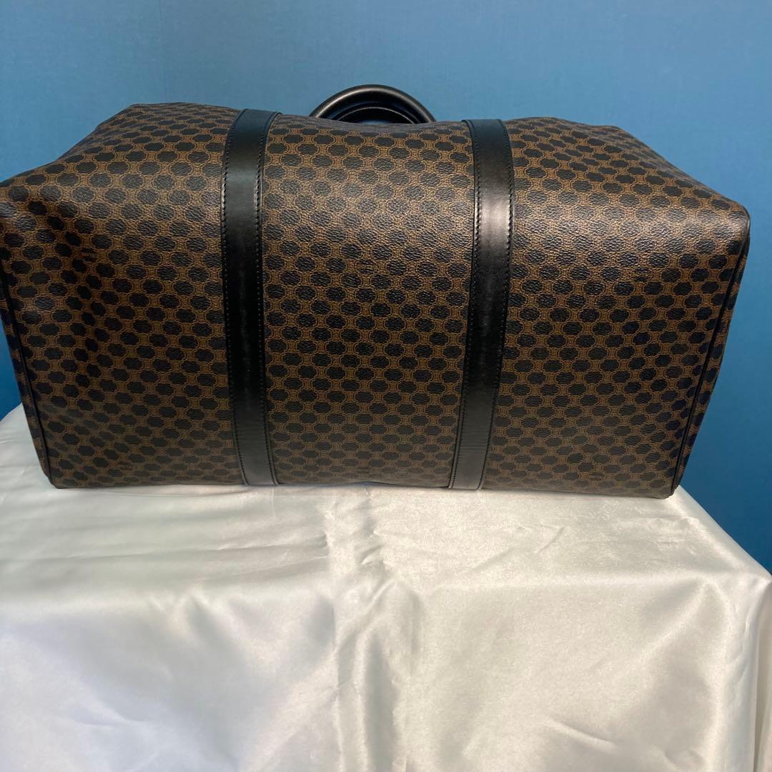 CELINE マカダム柄 イタリア製 ビンテージ ボストンバッグ 黒 美品