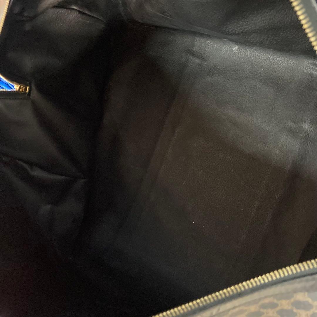 CELINE マカダム柄 イタリア製 ビンテージ ボストンバッグ 黒 美品