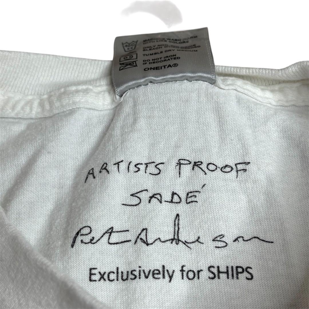 【レア物】シャーデー Tシャツ ホワイトXL SADE Tシャツ 古着　オニータ