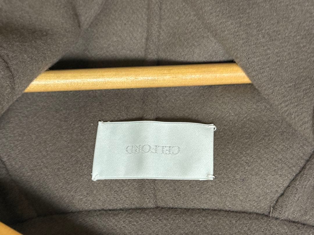 【送料込】CELFORD ウール混ロングトレンチコート Sサイズ