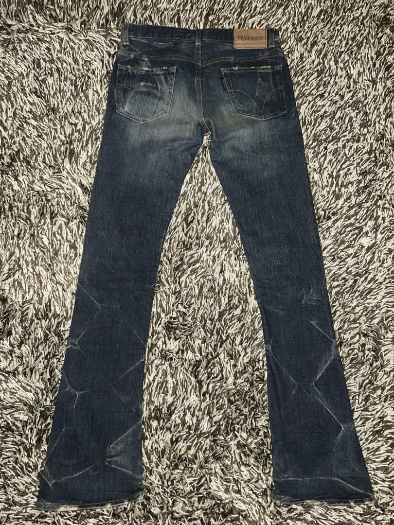 (希少) Rare Hysteric Glamour 名作 スタッズフレアデニム