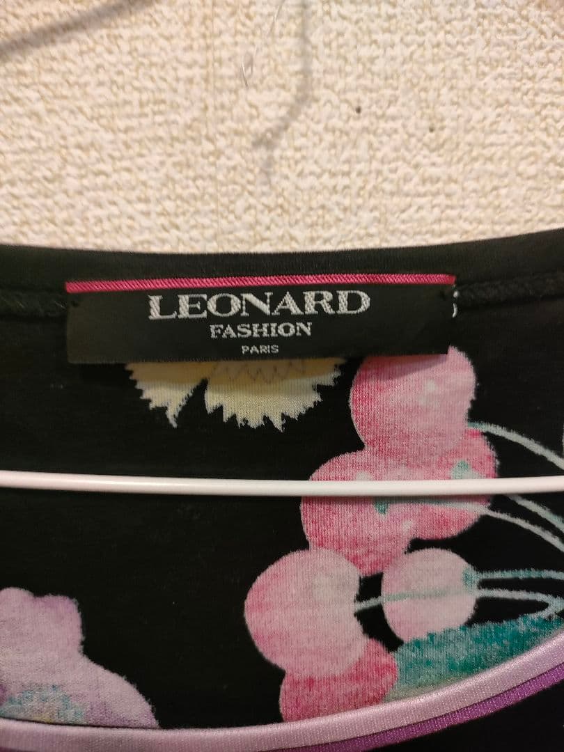 e5 超美品　レオナール　LEONARD　トップス　半袖　カットソー　L