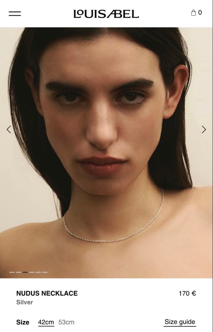 アクセサリー louis abel NUDUS NECKLACE