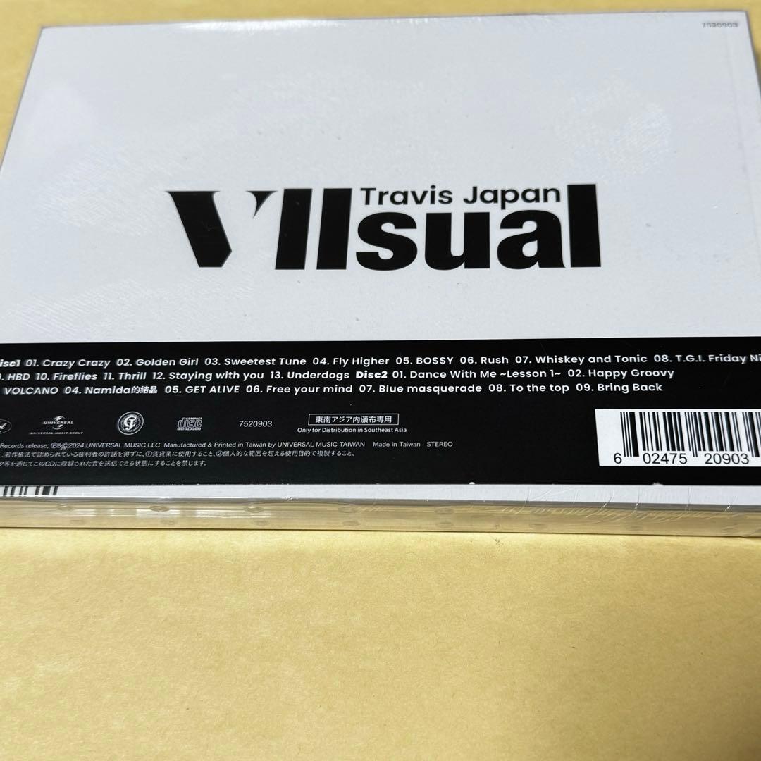 Travis Japan VIlsual初回J盤 台湾限定版 トレカ