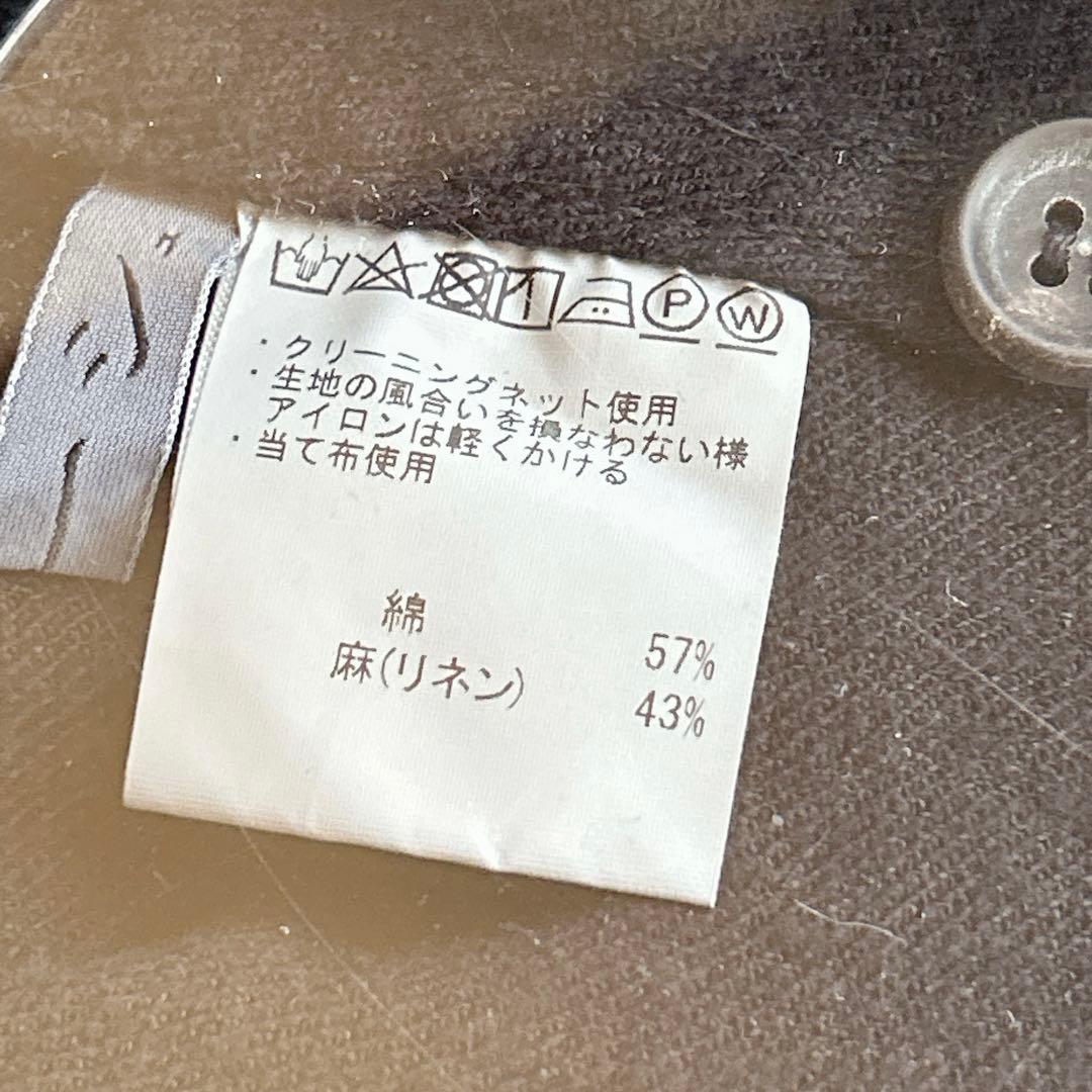 soonk ゴーシュ ⿻ コットンリネン ワイドジャケットコート ドルマン