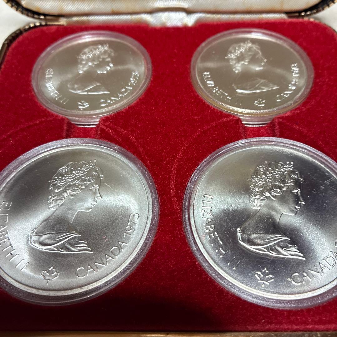 モントリオールオリンピック1976年記念銀貨セット