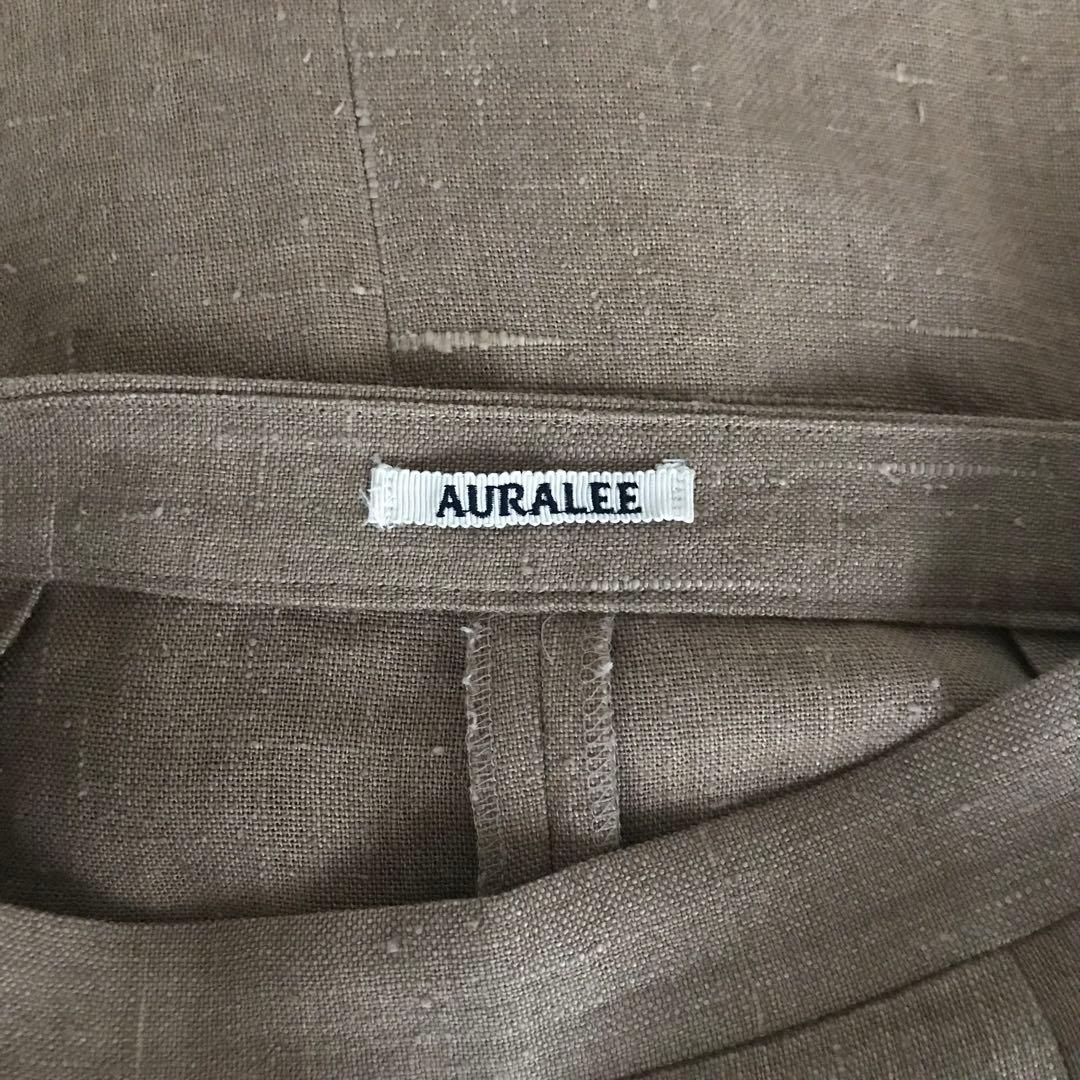 【美品】オーラリー AURALEE 麻ロングスカート