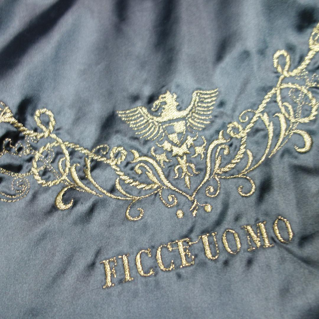 ポ*ル様 1475 レア Ficce UOMO ドン小西 刺繍 総柄 フードコー