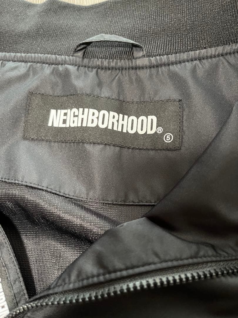 NEIGHBORHOOD ハーフジップ ナイロンジャケット ブラック
