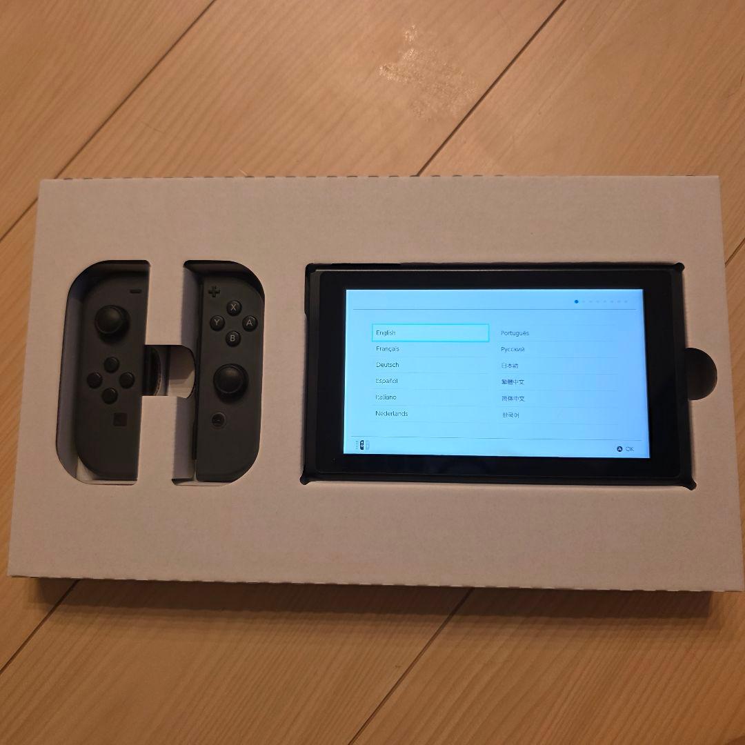 マ*リ様 Switch本体グレー 付属品完備