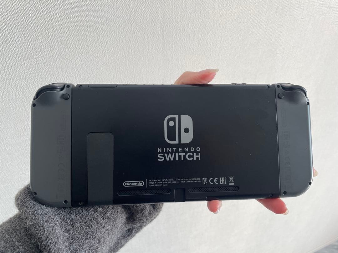Nintendo Switch 本体 グレー 動作確認済み ドック付