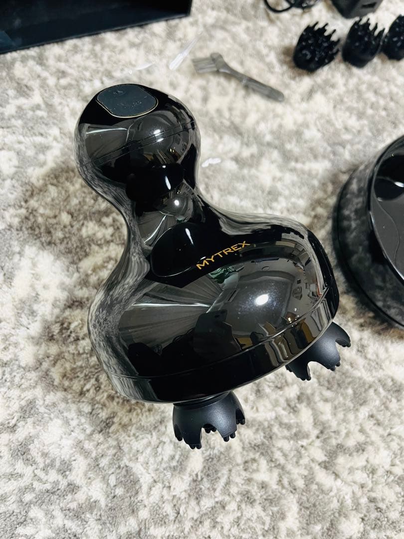 【EMSヘッドスパ】MYTREX マッサージ器 充電式 黒