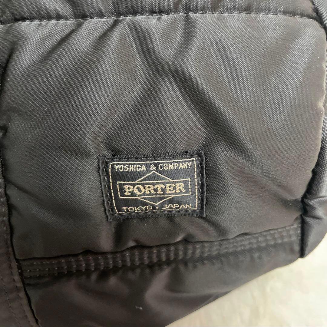 【美品】PORTER ポーター　タンカー ボストンバッグ2way ブラック　L