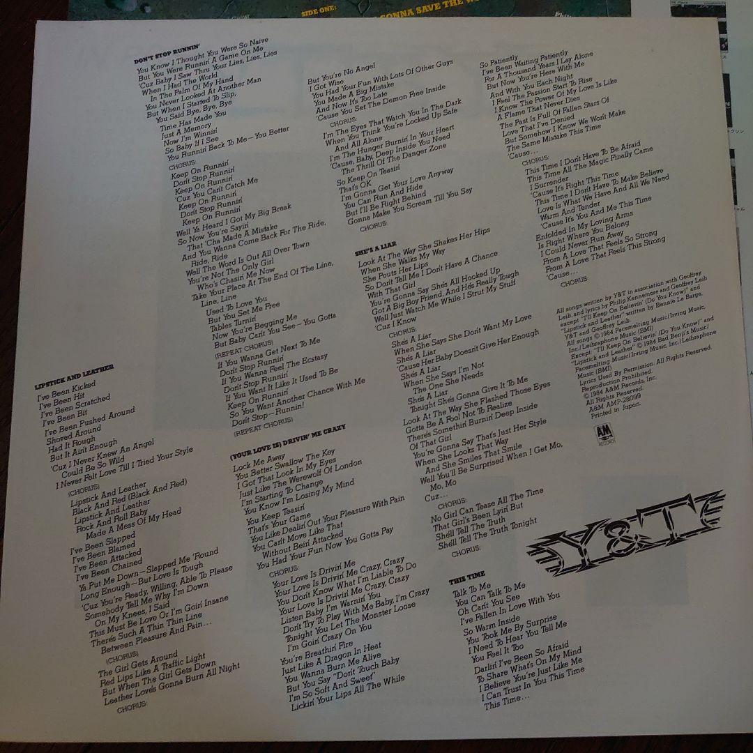 【超美品】Y&T In Rock We Trust 日本盤