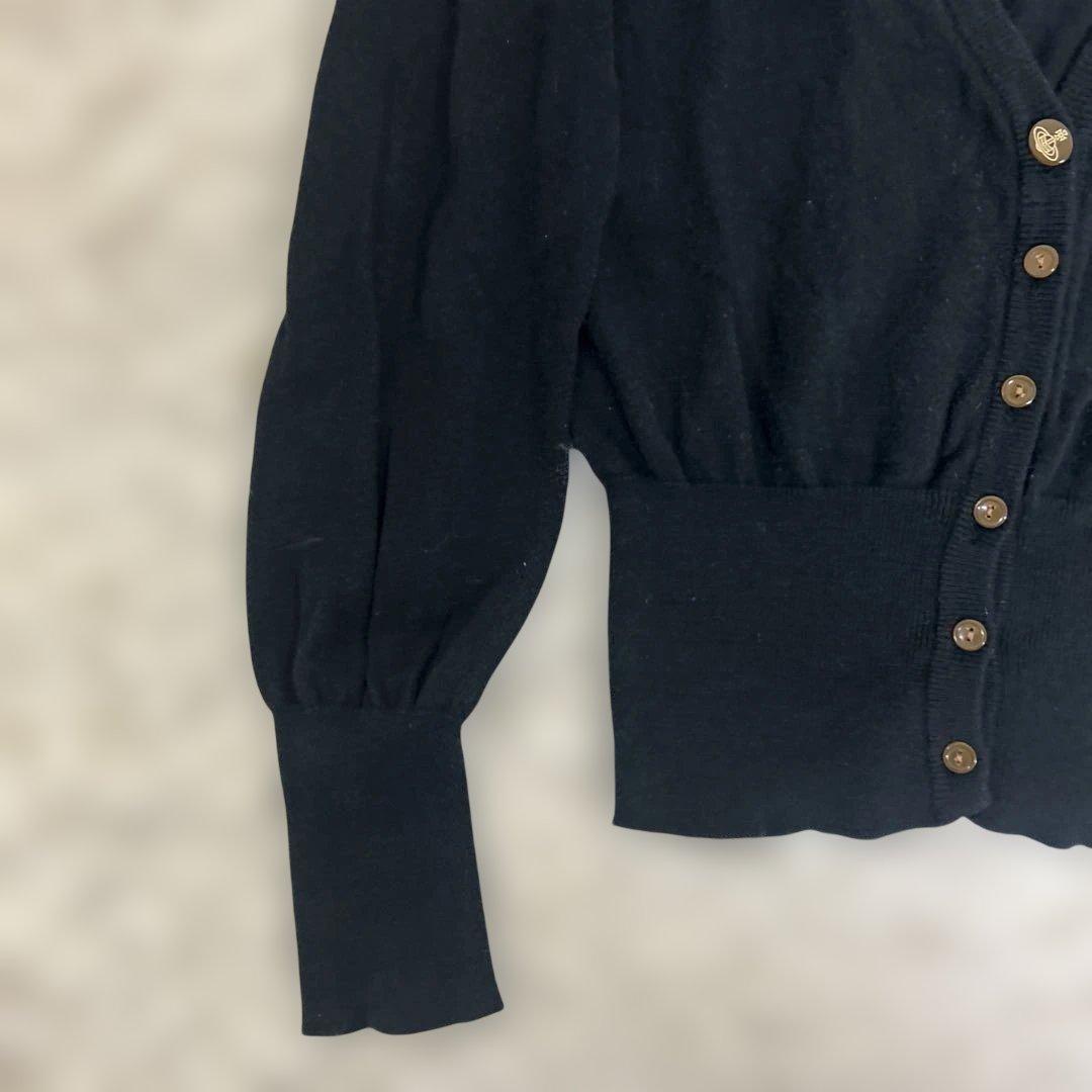 【美品】Vivienne Westwood カーディガン ブラック　オーブ　綿
