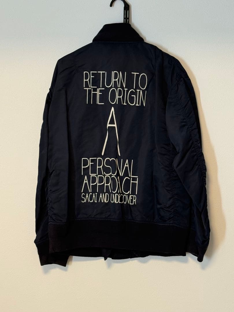sacai UNDERCOVER ブルゾン　MA-1 サカイ　アンダーカバー