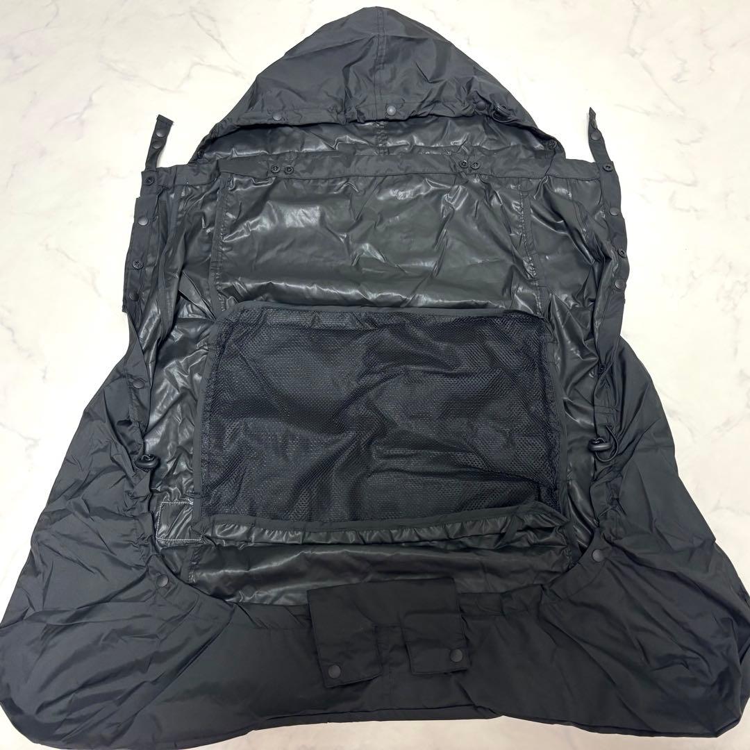 新品⭐︎Baby Hopper オールウェザーダウン 3WAY防寒ケープ ブラック