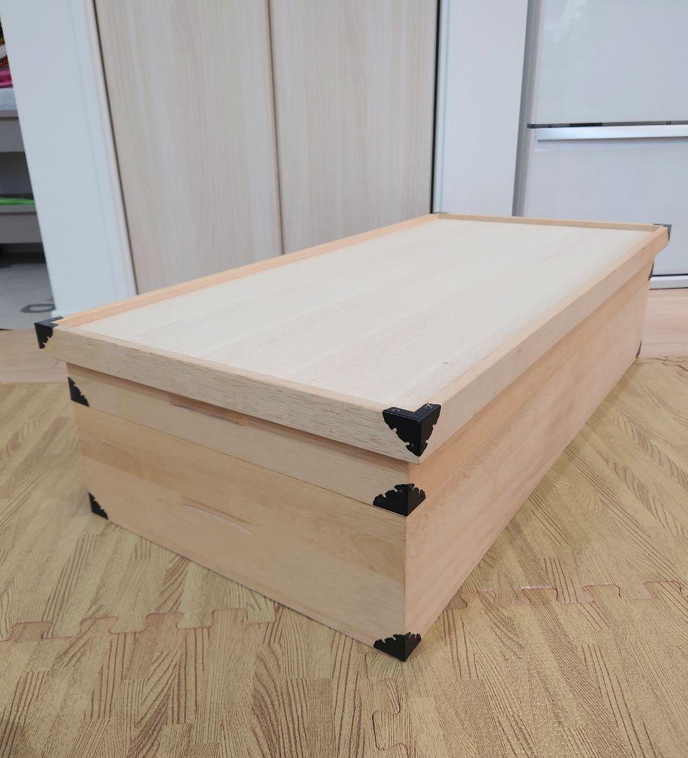 3. 良品 桐 衣装ケース 2段 桐箱 着物 衣装箱